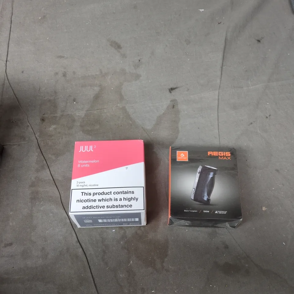 TOTE OF APPROXIMATELY 25 ASSORTED ELECTRONIC CIGARETTE ITEMS TO INCLUDE:  GEEKVAPE AEGIS MAX 
