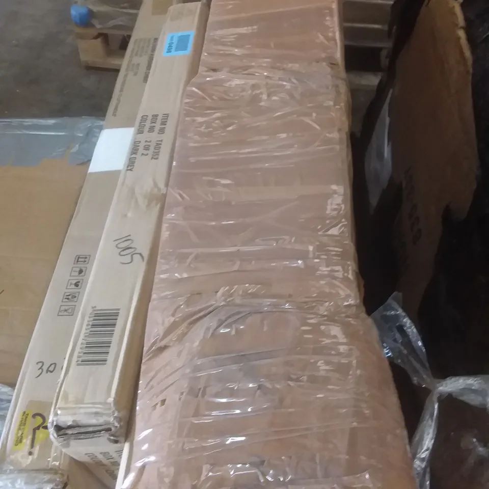 BOXED SUYDAM TV STAND FOR TV'S UPTO 70" - TAUPE