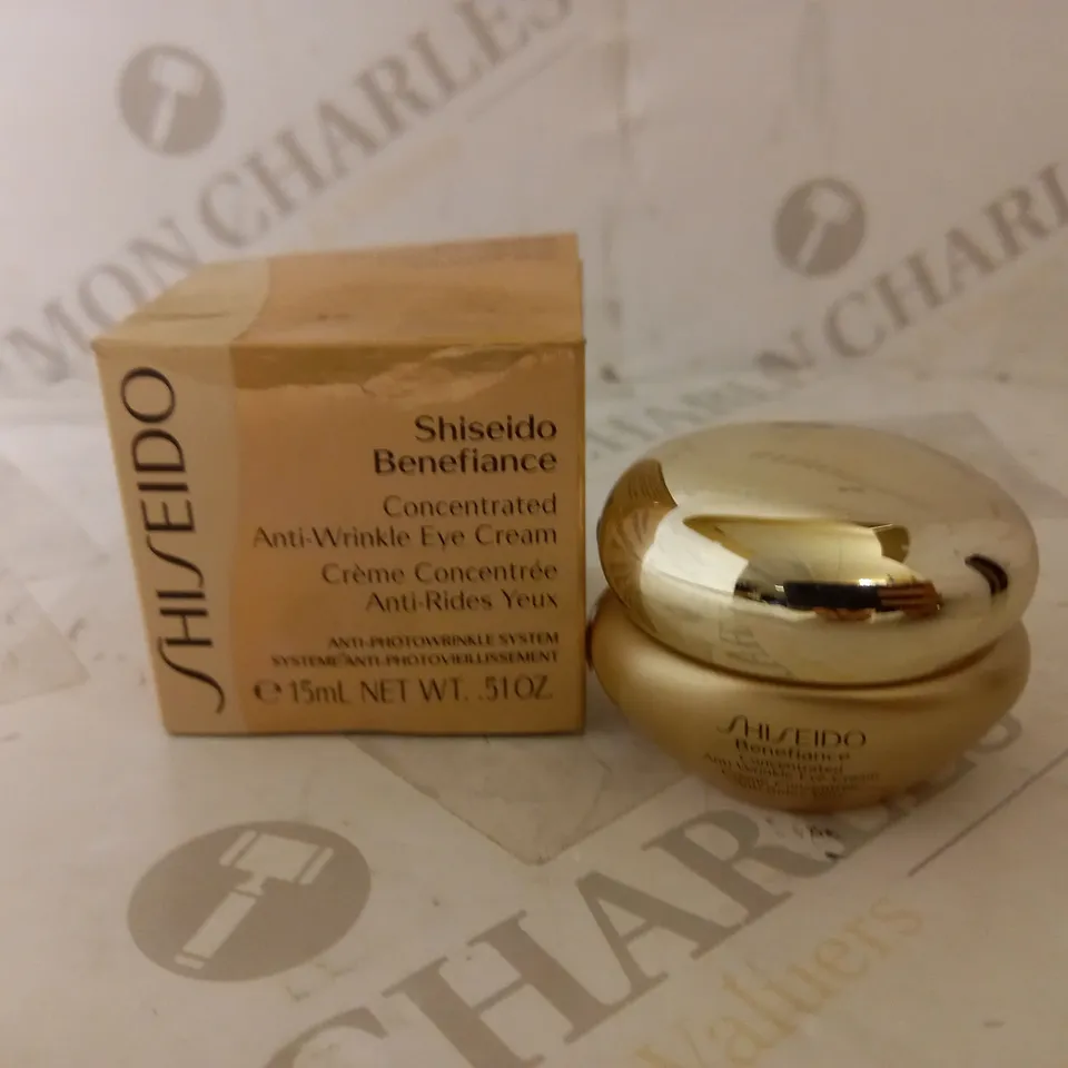 SHISEIDO BENEFIANCE CONCENTRATED ANTI WRINKLE EYE CREAM 15ML