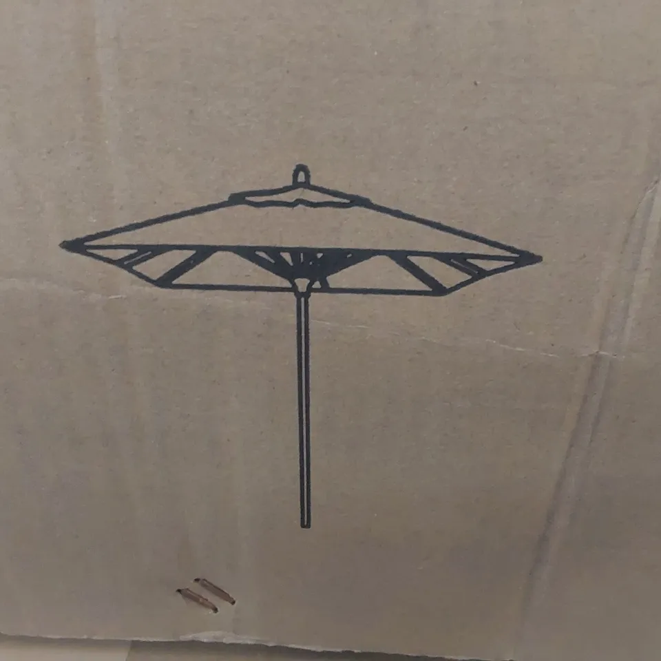 BOXED COSMA OUTDOOR GARDEN PARASOL 3 X 4m (1 BOX)