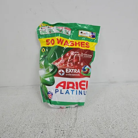 ARIEL PLATINUM LAUNDRY DETERGENT 50 WASHES PODS (UK PACKAGED)