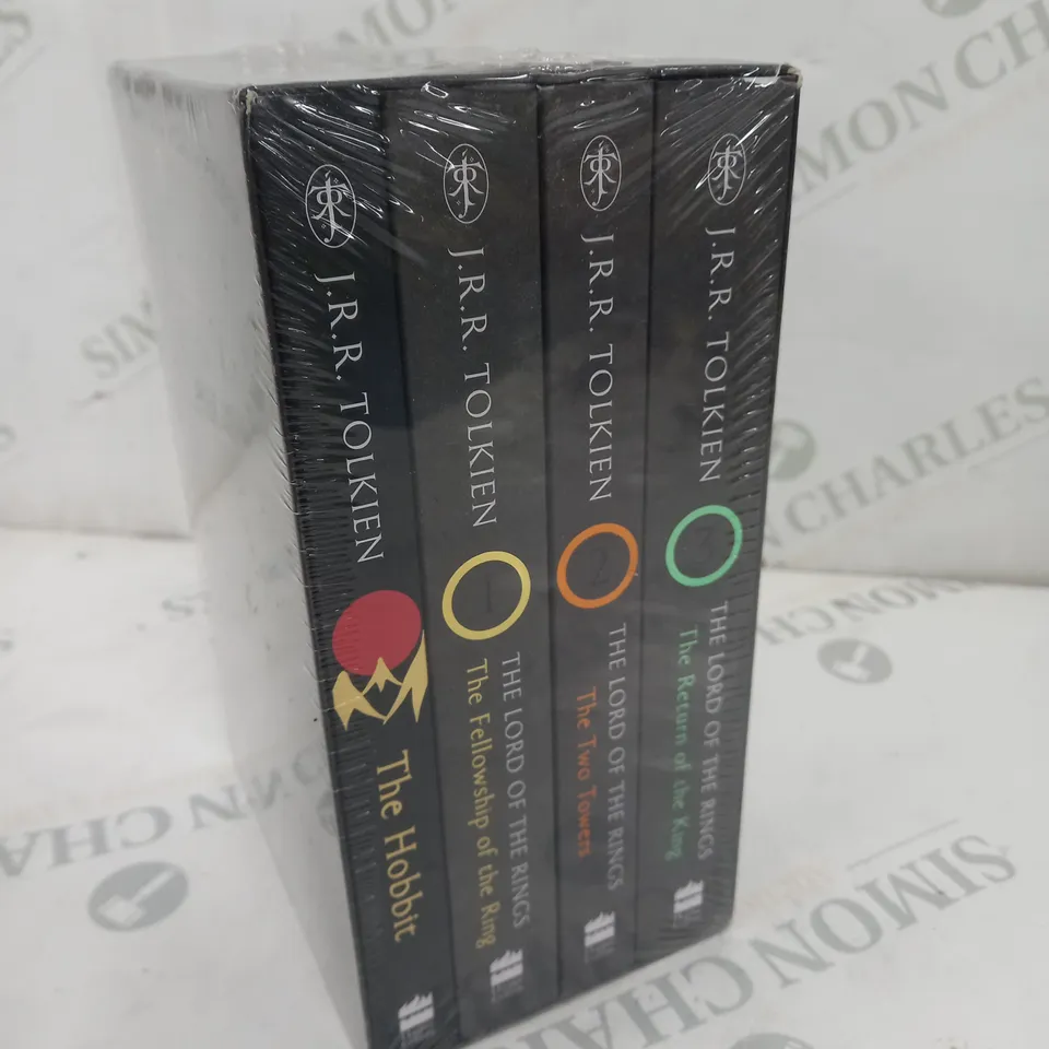 SEALED JRR TOLKIEN THE LORD OF THE RINGS 4-BOOK SET