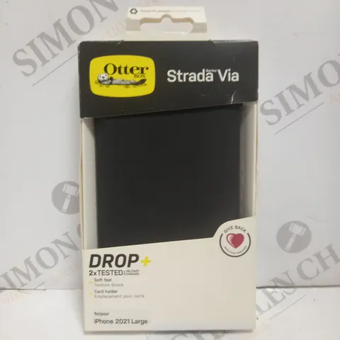 BOXED OTTER BOX STRADA VIA SERIES MILITARY STANDARD PROTECTIVE CASE FOR IPHONE 2021 PLUS MODELS