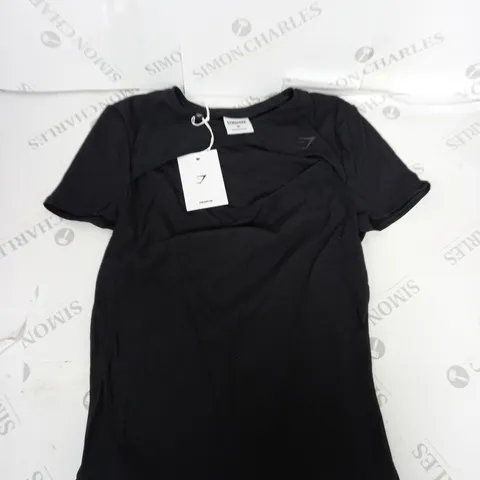 GYMSHARK ELEVATE SHORT SLEEVE TOP SIZE M