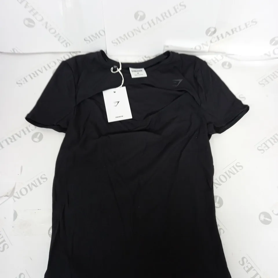 GYMSHARK ELEVATE SHORT SLEEVE TOP SIZE M