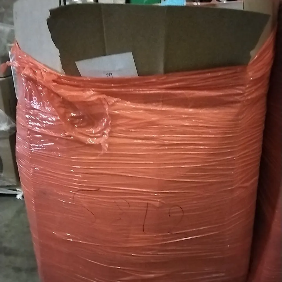 PALLET OF ASSORTED ITEMS INCLUDING ARTIFICIAL CHRISTMAS TREE, DOOR BRACE, TINSEL TREE, TENSION RODS, STORRMIC TOILET SEAT 