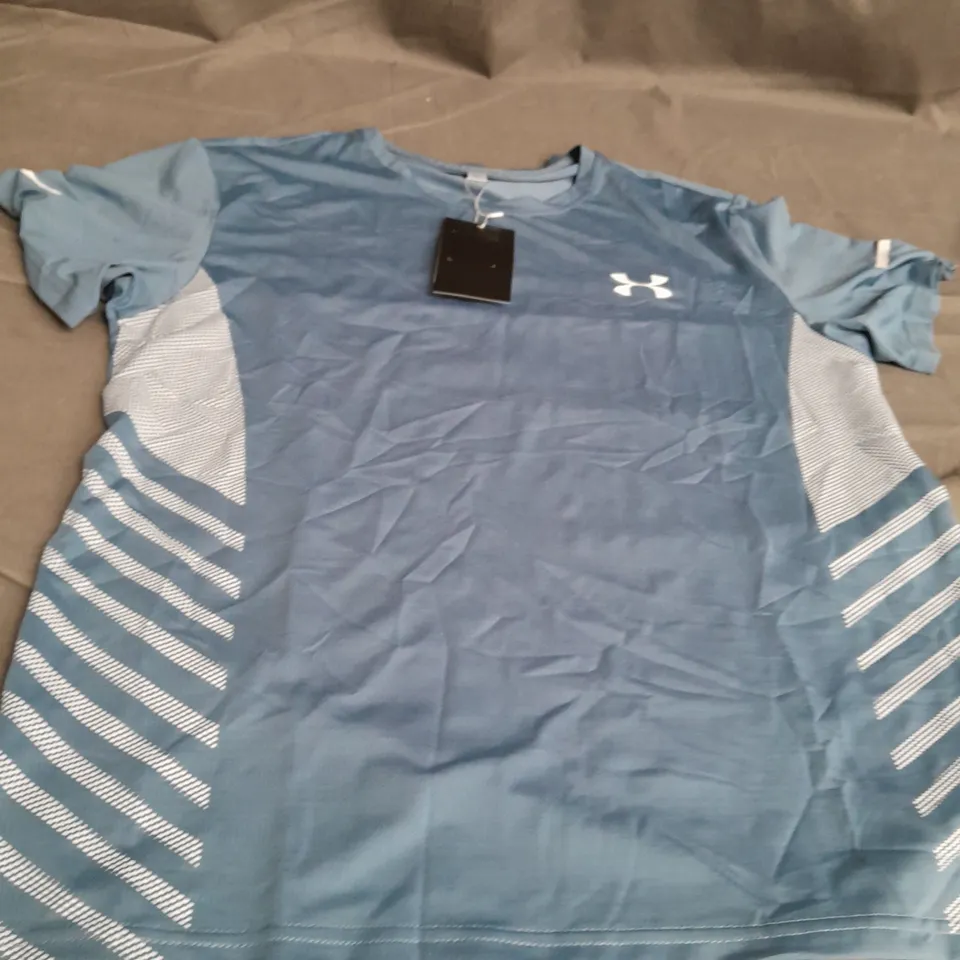 BLUE UNDER ARMOUR GYM TOP SIZE 2XL