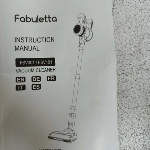FABULETTA VACUUM CLEANER FSV001/FSV101