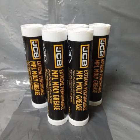 LOT OF 6 JCB EXTREME PERFORMANCE MPL MOLY GREASE - 400G PER PACK