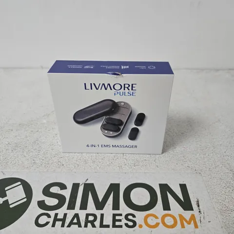 LIVMORE PULSE 4-IN-1 EMS MASSAGER – BOXED