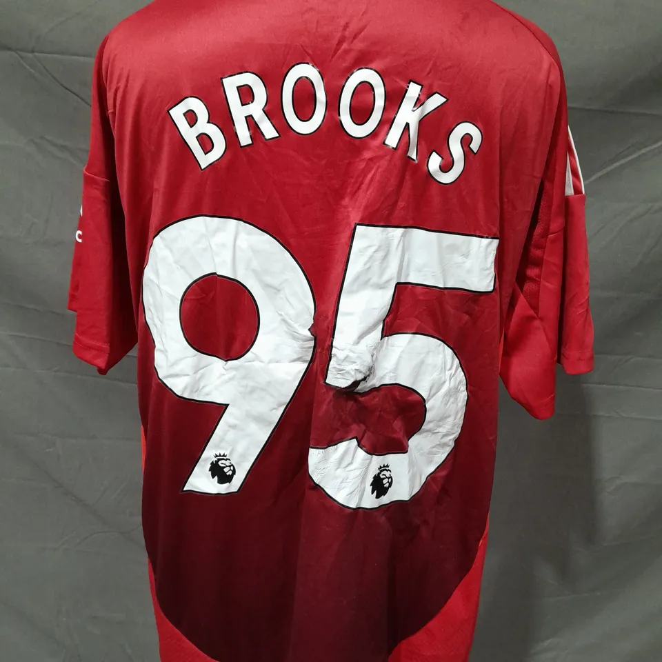 ADIDAS MANCHESTER UNITED FOOTBALL 24/25 HOME SHIRT - LARGE
