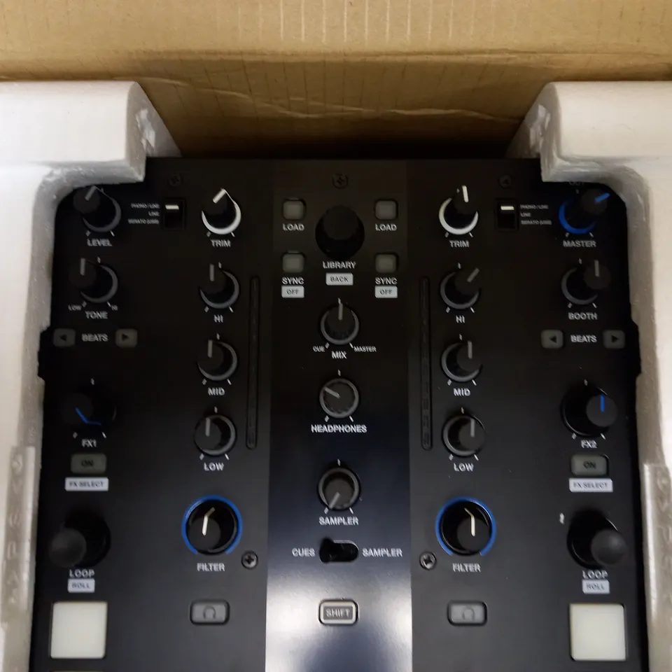 MIXARS 140101007 "DUO MKII-2CH" PRO SERATO DJ MIXER BLACK - HARDWARE UNLOCK FOR SERATO DJ PRO & DVS