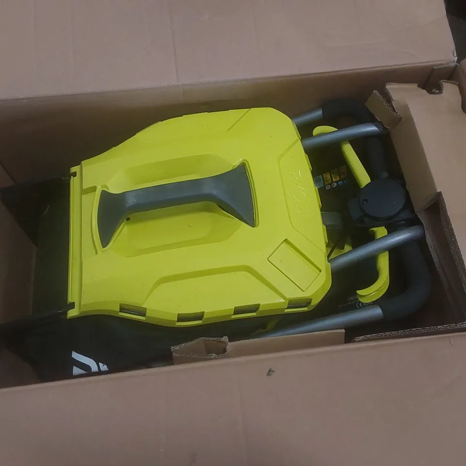 BOXED RYOBI OLM1833B 18V ONE+ CORDLESS 33CM LAWNMOWER RRP £204.99