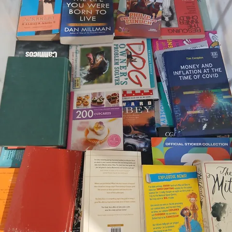 LARGE QUANTITY OF ASSORTED FICTION AND NON FICTION BOOKS