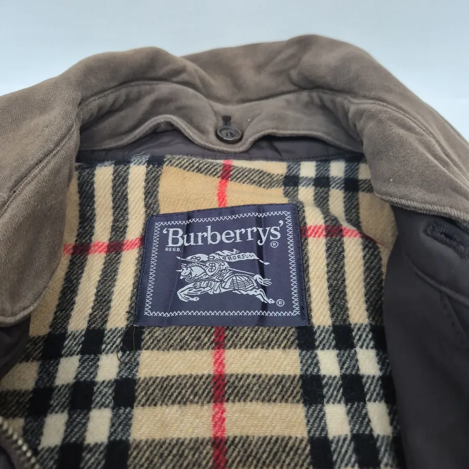 BURBERRYS CHECKED LINED COAT – MEN'S - SIZE UNSPECIFIED