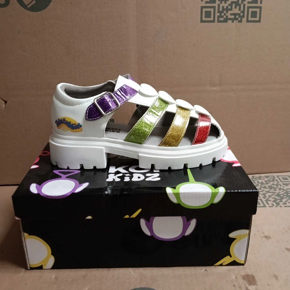 KOI KIDZ TELETUBBIES SANDALS WHITE MULTI SIZE 1