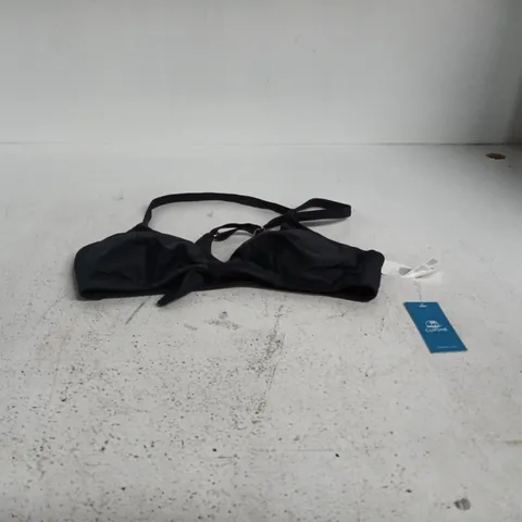 CUPSHE BLACK MEDIUM BIKINI TOP TAGGED