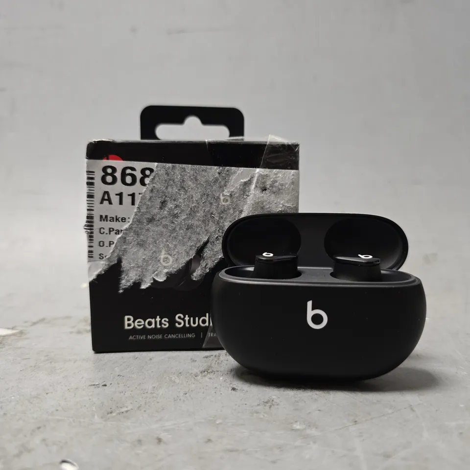 BOXED BEATS STUDIO BUDS IN BLACK
