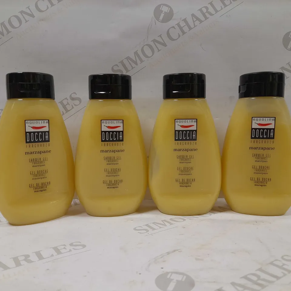 LOT OF APPROX 17 AQUOLINA SHOWER GEL MARZIPAN 300 ML