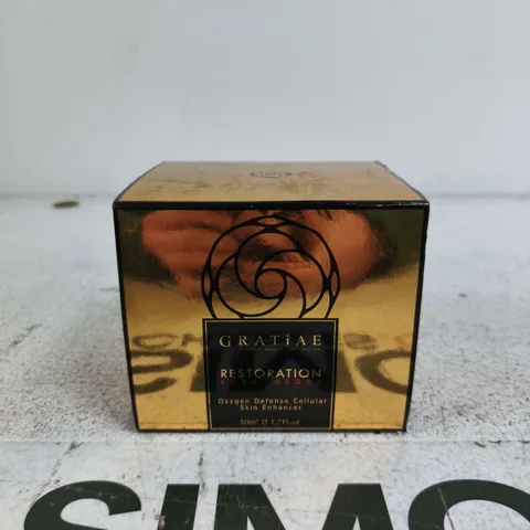 GRATIAE RESTORATION OXYGEN DEFENSE CELLULAR SKIN ENHANCER – 50ML