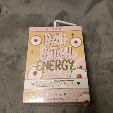 PLOUISE BAD BITCH ENERGY CHERRY BAKEWELL. 1 X LIP CONDITIONER, 1 X LIP OIL. BOXED SEALED