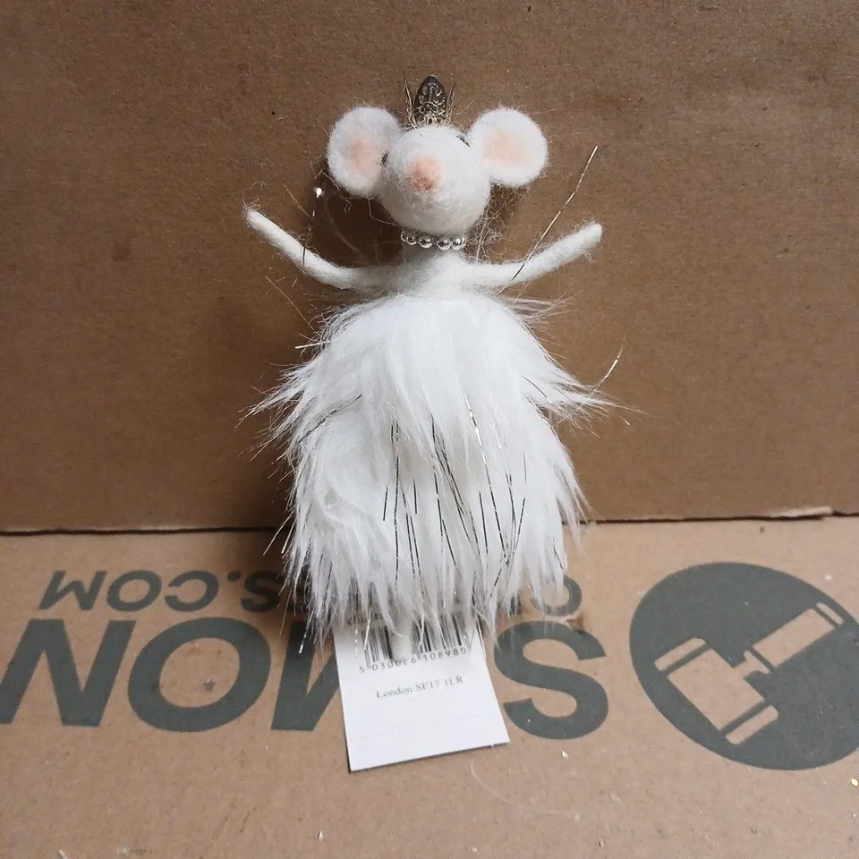 BOX OF APPROXIMATELY 10 GISELA GRAHAM FELT MOUSE HANGING DECORATIONS