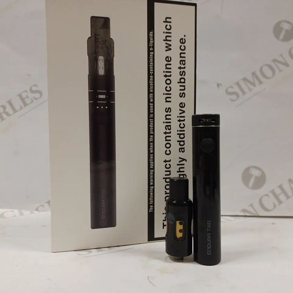BOXED INNOKIN ENDURA T18II VAPE SYSTEM - BLACK 