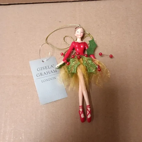 LOT OF 18 AS NEW GISELLA GRAHAM BALLERINA THEMED HANGING TREE DECORATIONS