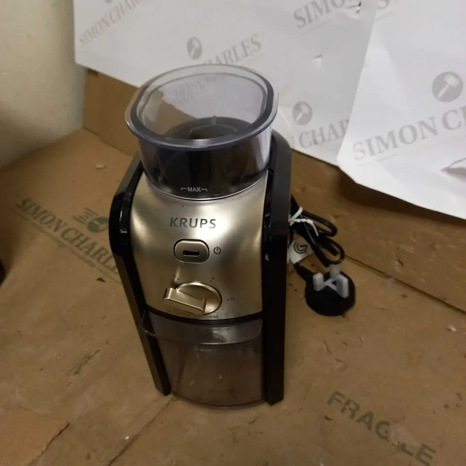 KRUPS EXPERT BURR GRINDER FOR COFFEE BEANS
