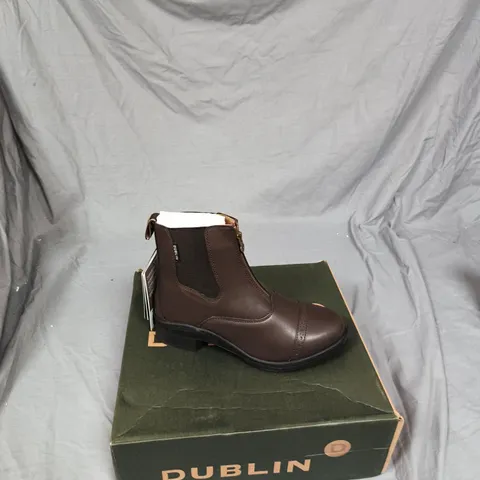 DUBLIN ALTITUDE ZIP BOOTS - BROWN - UK 5 (EU 38) ADULTS