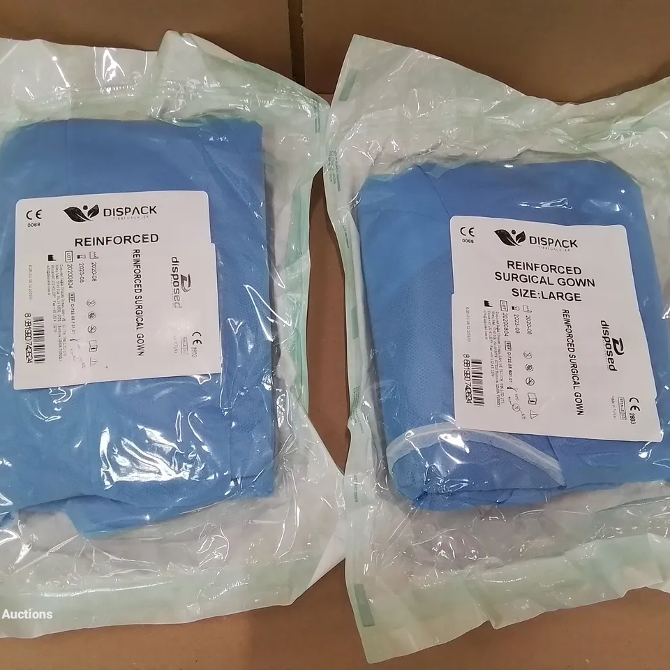 PALLET OF APPROXIMATELY 550 ASSORTED BRAND NEW MEDICAL ITEMS TO INCLUDE - DISPACK REINFORCED SURGICAL GOWNS LARGE - POWDER FREE GLOVES SMALL - 20 PACKS OF FACE MASKS ETC 