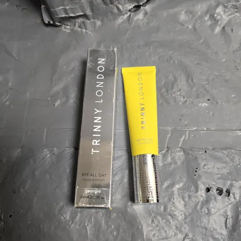 BOXED TRINNY LONDON BFF ALL DAY FOUNDATION IN GEORGIA 30ML