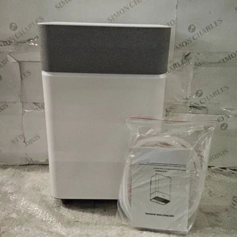 BOXED DEHUMIDIFIER IN WHITE