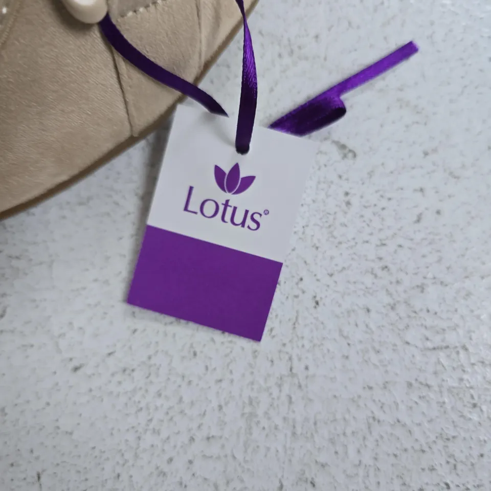 LOTUS ELENI NATURAL EU37 FLAT SHOES – UK 4