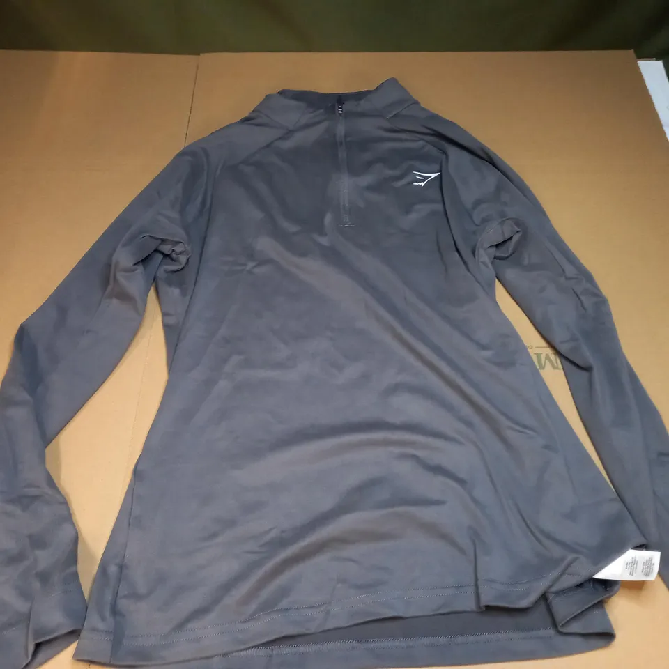 GYMSHARK TRAINING ZIP UP JACKET IN GREY - XL