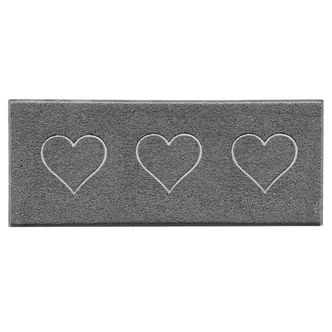 BOXED HEART DOORMAT