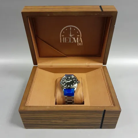 MENS HELMHA DH WATCH β STAINLESS STEEL STRAP β 3ATM WATER RESISTANT
