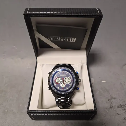 BARKERS OF KENSINGTON MEGA SPORT BLUE DIAL WATCH