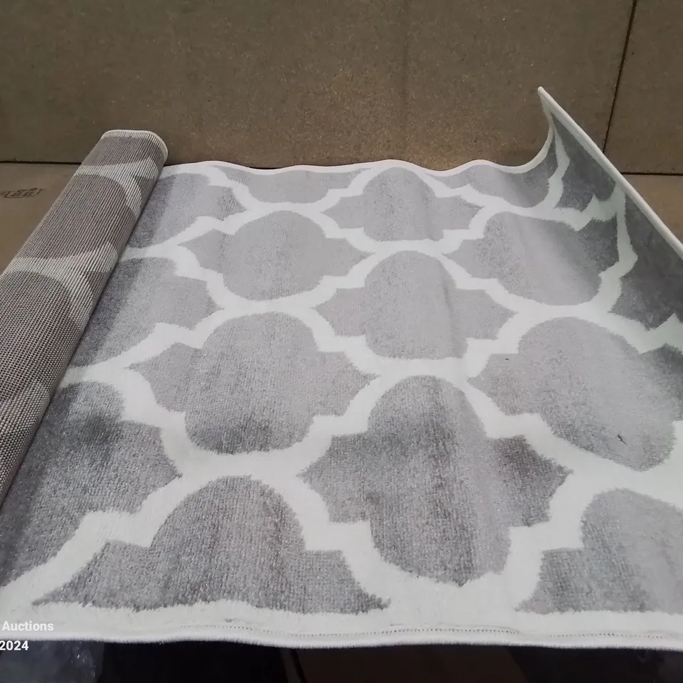BRAND NEW PACO HOME SIN66 SINAI GREY RUG SIZE 80CM X 150CM 
