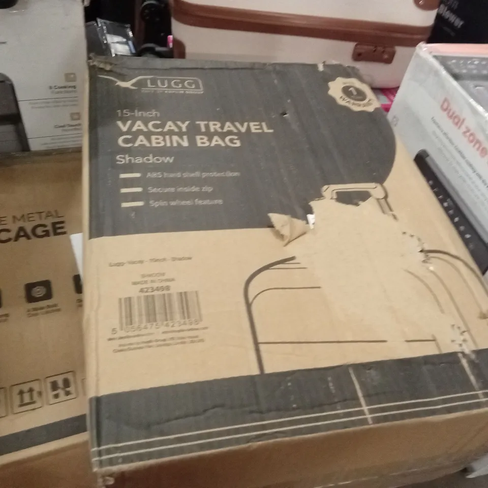BOXED LUGG - 15INCH VACAY TRAVEL CABIN BAG SHADOW