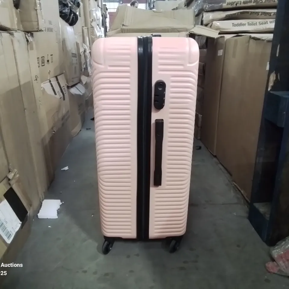 BOXED NEO PINK HARDCASE SUITCASE 