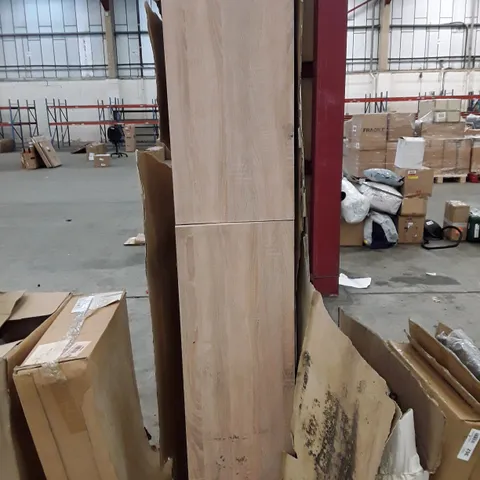 BRAND NEW SIENNA OAK BACK TO WALL TOILET UNIT