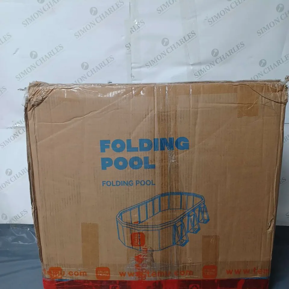 BOXED FOLDING POOL IN GLACIER BLUE