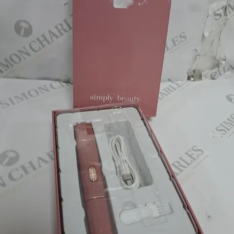SIMPLY BEAUTY 2 IN 1 SUPER SMOOTH FACE & BROWS HAIR REMOVER, BLUSH