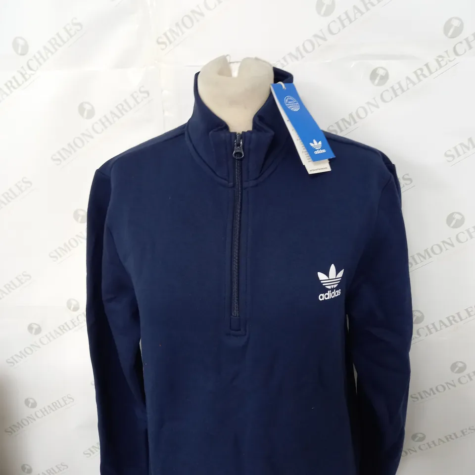 ADIDAS ORIGINAL 1/4 ZIPPED TOP SIZE 14-15 YEARS