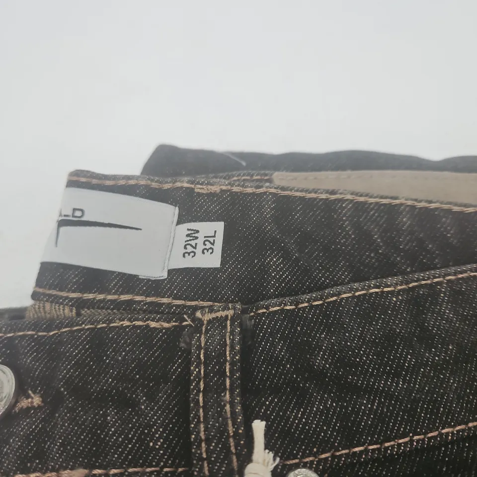 A_D BARREL DENIM JEANS – BROWN WASH, UK 32 (32W X 32L)