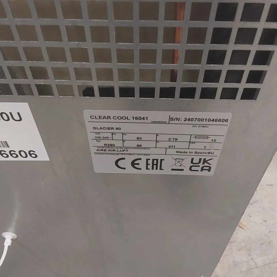 CLEAR COOL GLACIER ICE COMMERCIAL ICE MAKER
