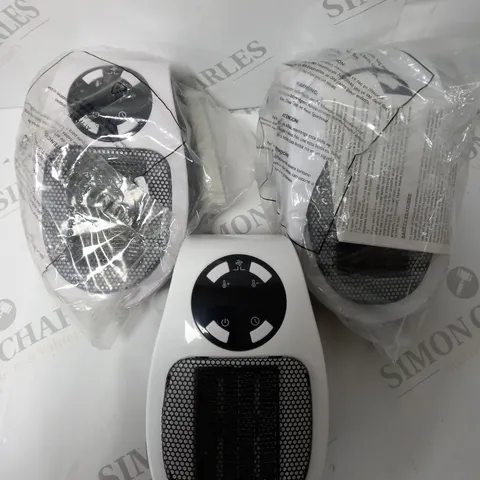 SET OF 3 PORTABLE HEATER FAN 