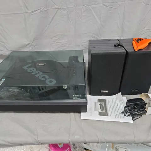 LENCO LS-300 BLUETOOTH TURNTABLE WITH TWO SPEAKERS