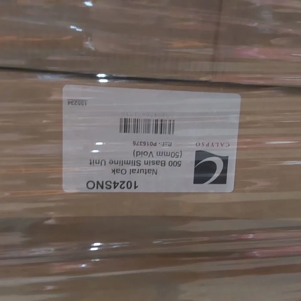 PALLET CONTAINING A LARGE QUANTITY OF ASSORTED BRAND NEW BATHROOM FURNITURE ITEMS INCLUDING: CALYPSO BASE UNIT, WC CARCASSES ECT